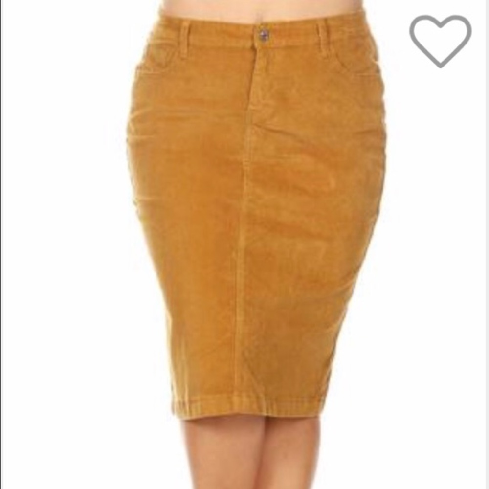 Mustard skirt-SOLD